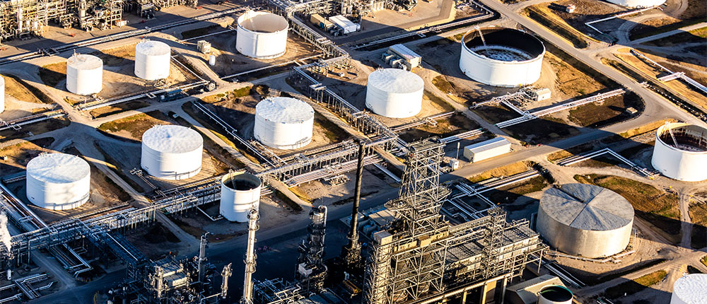 Aerial view of CHS McPherson Refinery